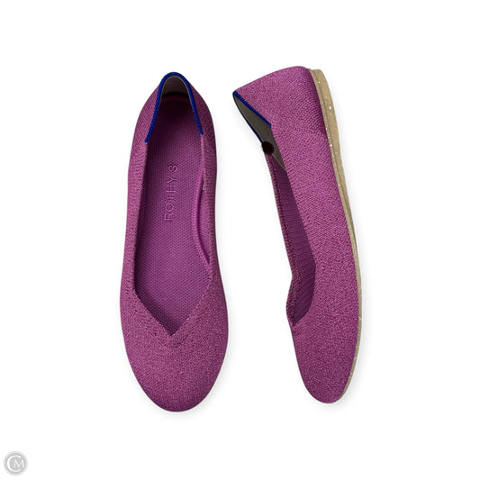 Shoes Flats By Rothys In Purple, Size: 8
