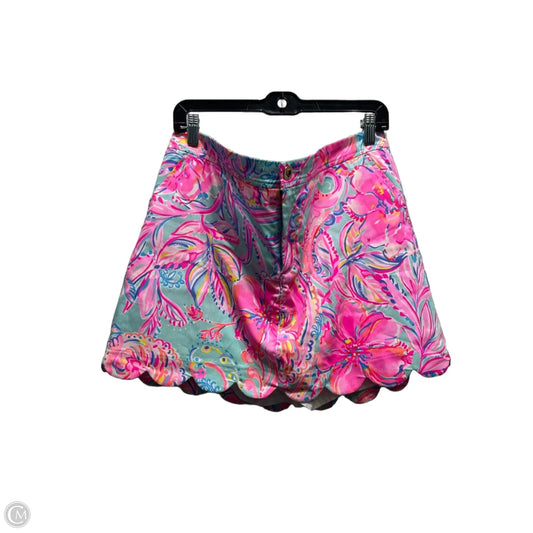 Skort Designer By Lilly Pulitzer In Blue & Pink, Size: 16