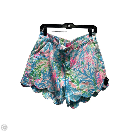 Shorts Designer By Lilly Pulitzer In Blue & Pink, Size: 16