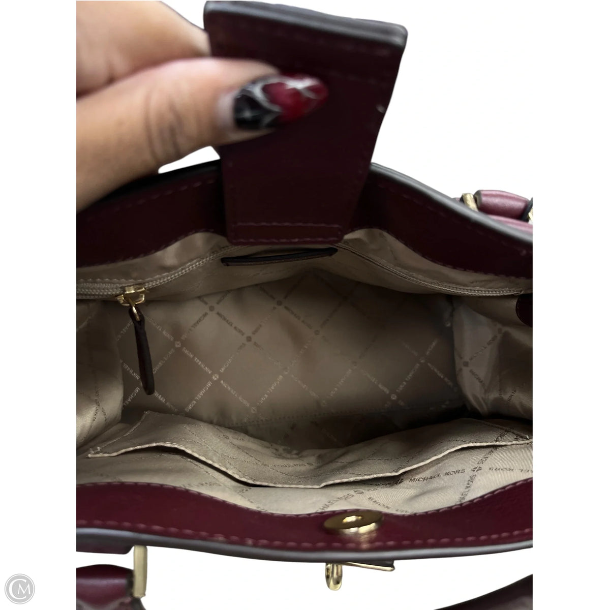 Handbag Designer By Michael Kors, Size: Medium