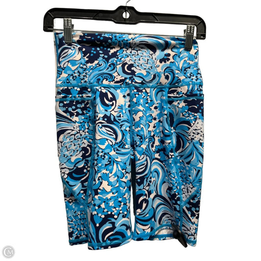 Shorts Designer By Lilly Pulitzer In Blue & White, Size: S