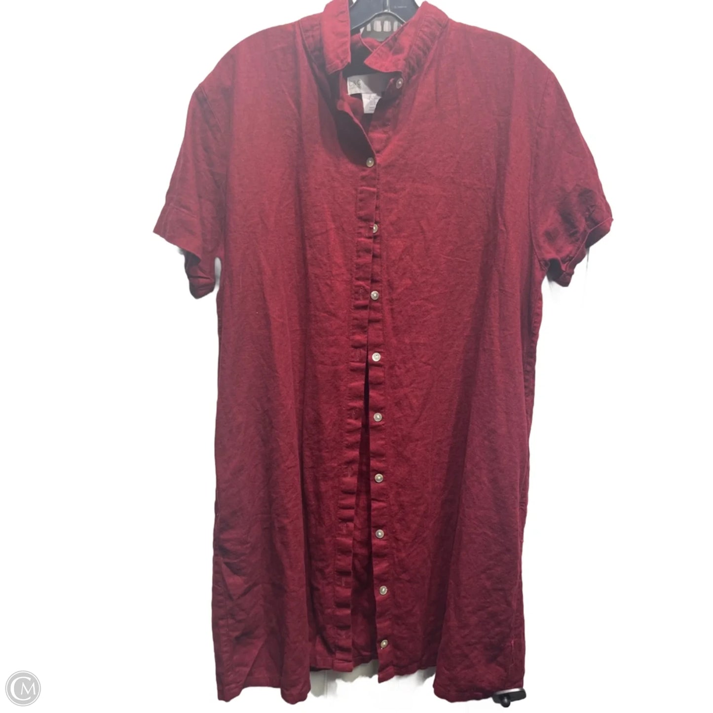 Dress Casual Short By C&C CALIFORNIA  In Red, Size: Xl