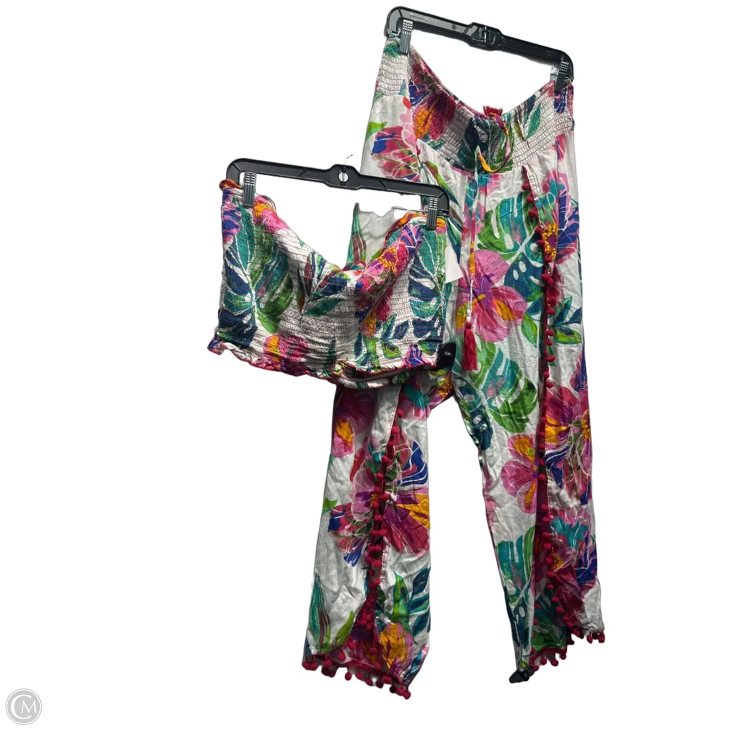 Pants Set 2pc By GIRL SOUL In Green & Pink, Size: Xl