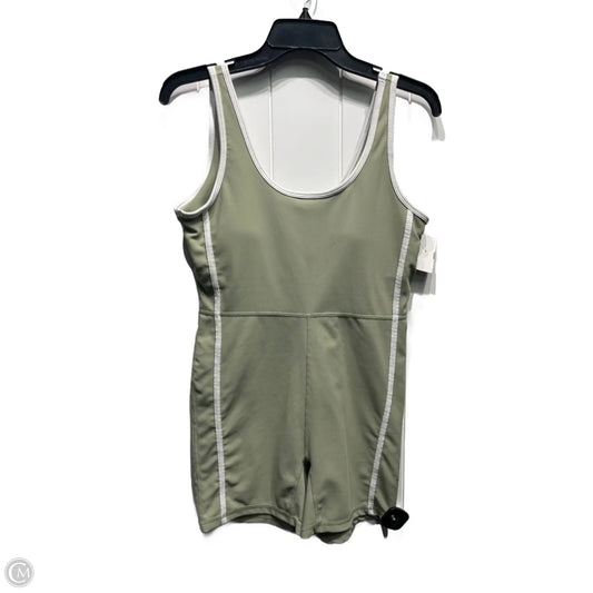 Romper By Wilo In Green & White, Size: L