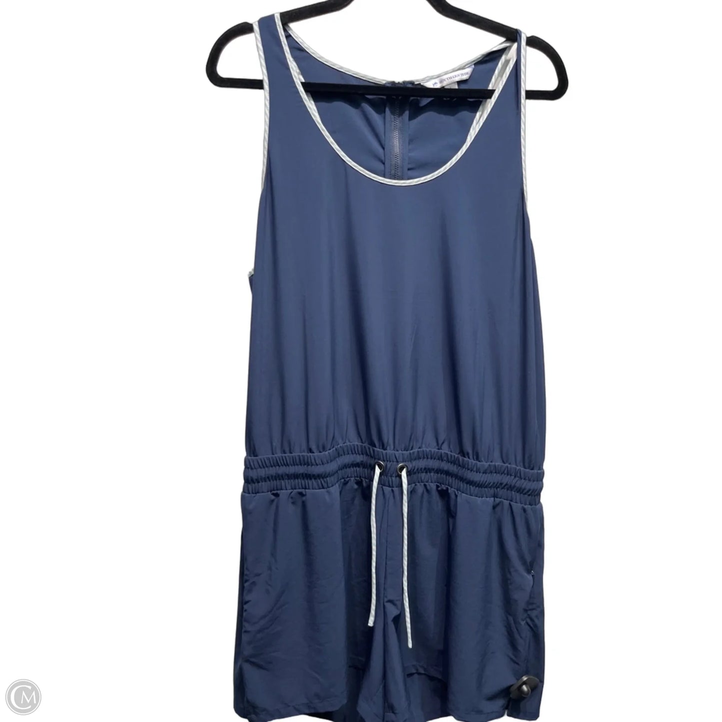 Romper By Southern Tide In Blue & White, Size: L