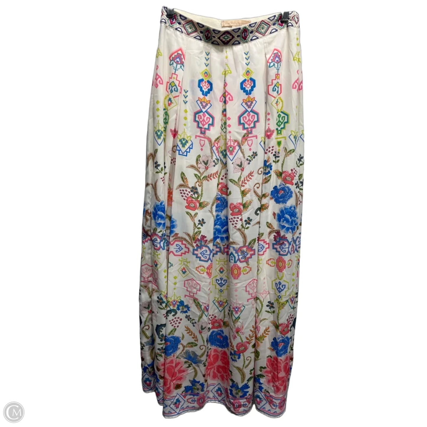 Skirt Maxi By Champagne and strawberry In Blue & Pink, Size: S