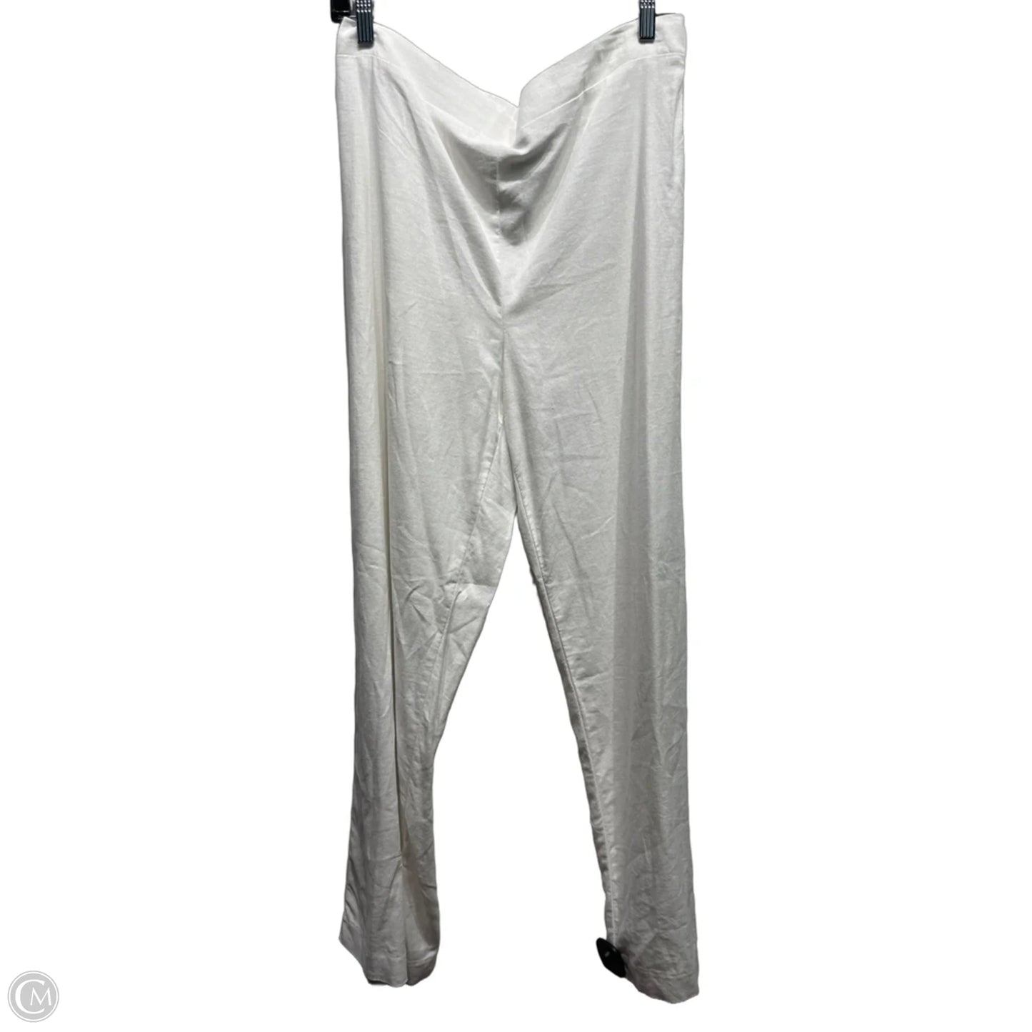 Pants Linen By Clothes Mentor In White, Size: L