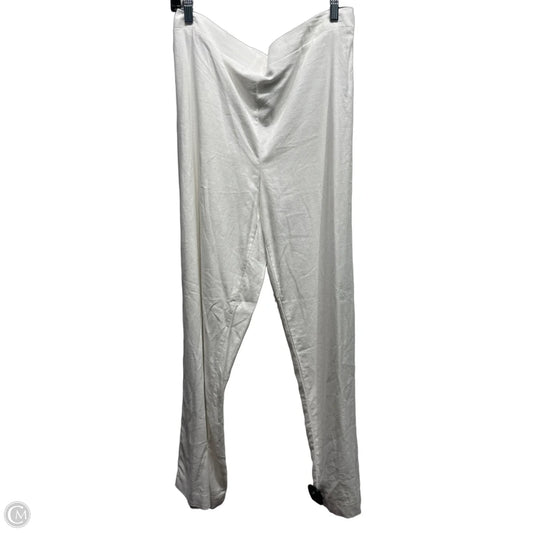 Pants Linen By Clothes Mentor In White, Size: L