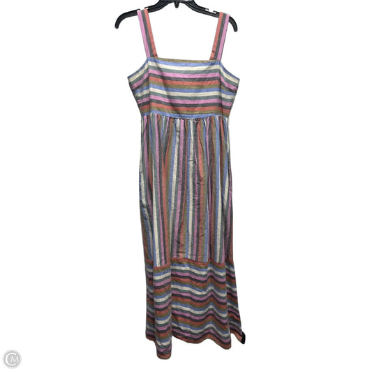 Dress Casual Maxi By Evereve In Blue & Pink, Size: S