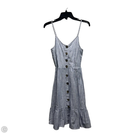 Dress Casual Short By Japna In Blue & White, Size: S