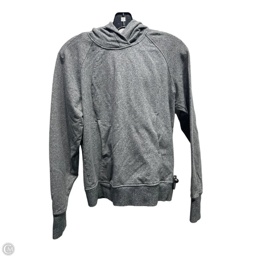 Athletic Sweatshirt Hoodie By Lululemon In Grey, Size: 2