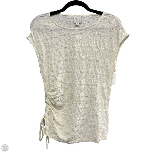 Top Short Sleeve By Maeve In Cream, Size: S