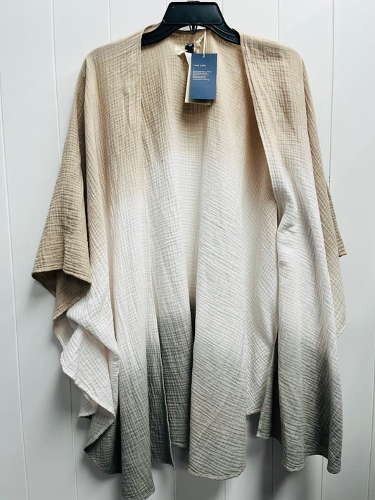 Kimono By Universal Thread In Tan & White, Size: Onesize