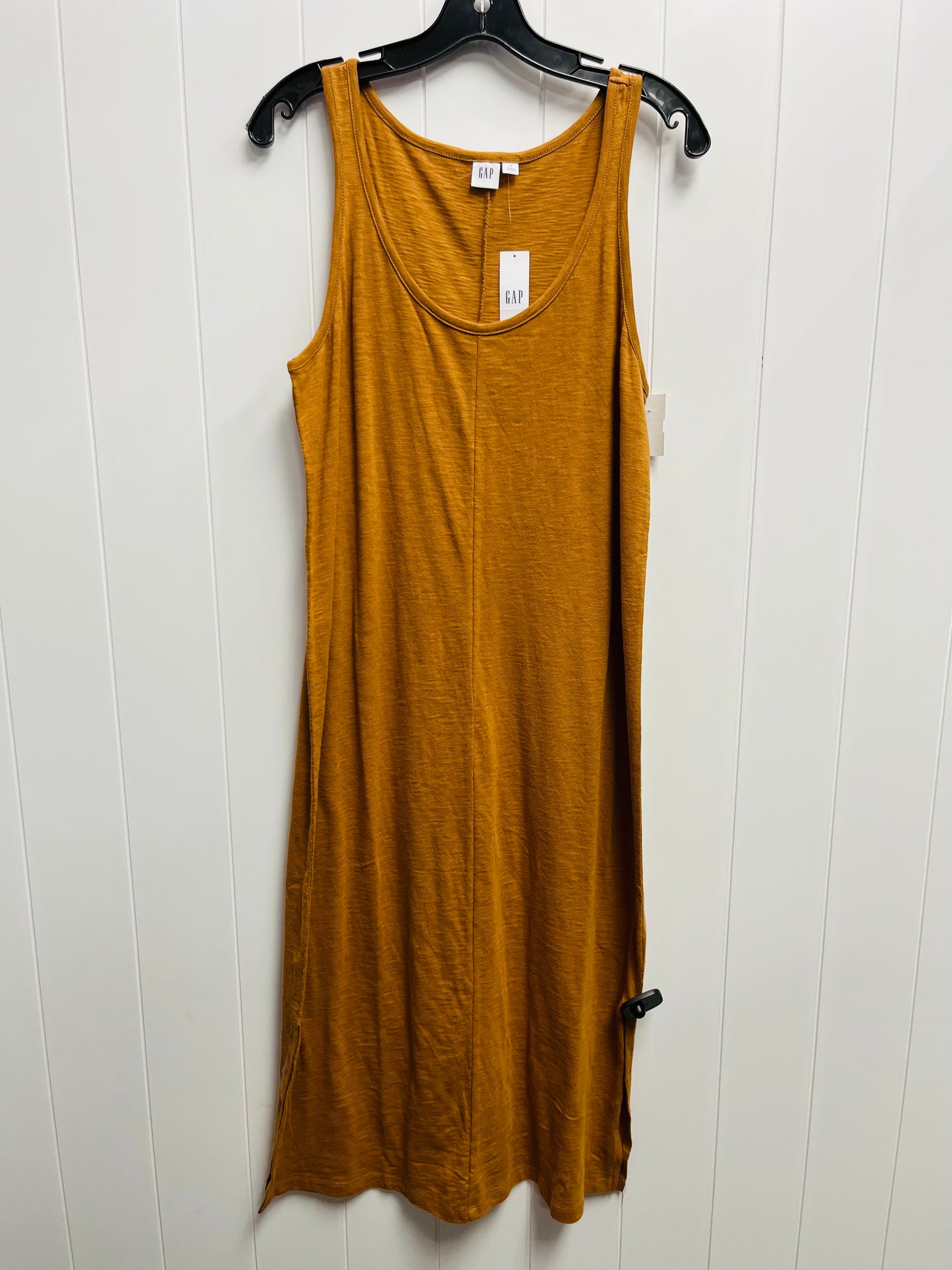 Dress Party Midi By Gap In Tan, Size: M