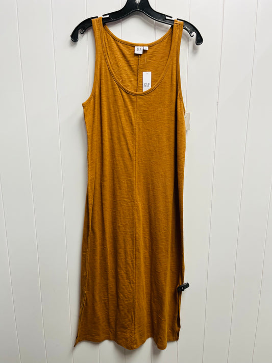 Dress Party Midi By Gap In Tan, Size: M