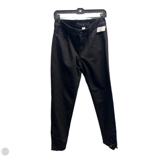 Jeans Skinny By White House Black Market In Black Denim, Size: 6