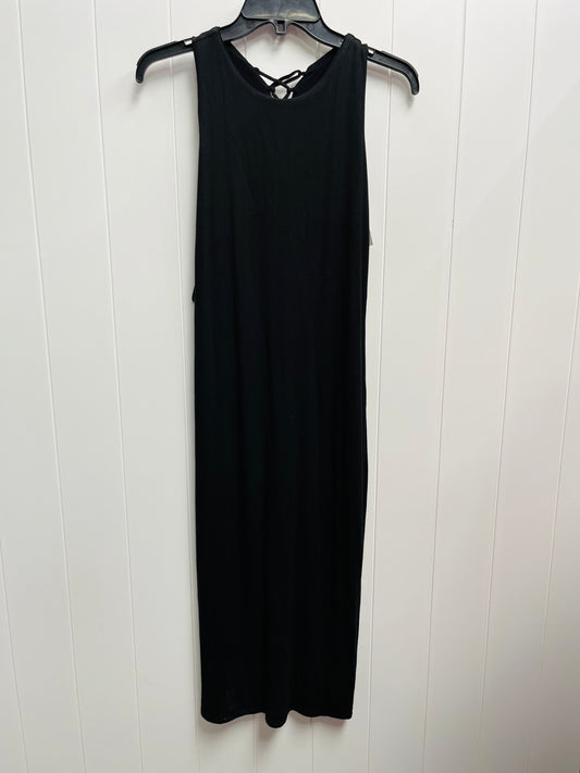 Dress Casual Midi By White House Black Market In Black, Size: Xs