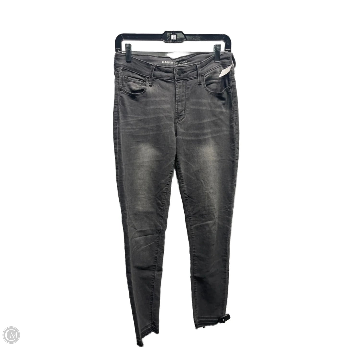Jeans Skinny By Old Navy In Grey Denim, Size: 8