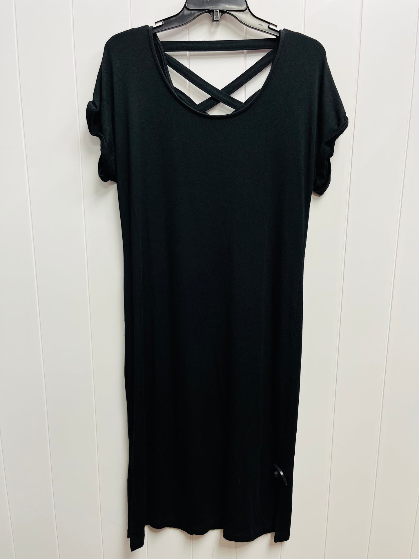 Dress Casual Midi By Athleta In Black, Size: M