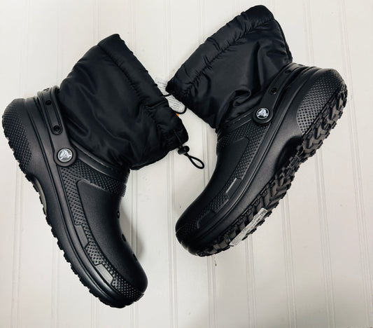 Boots Snow By Crocs In Black, Size: 8