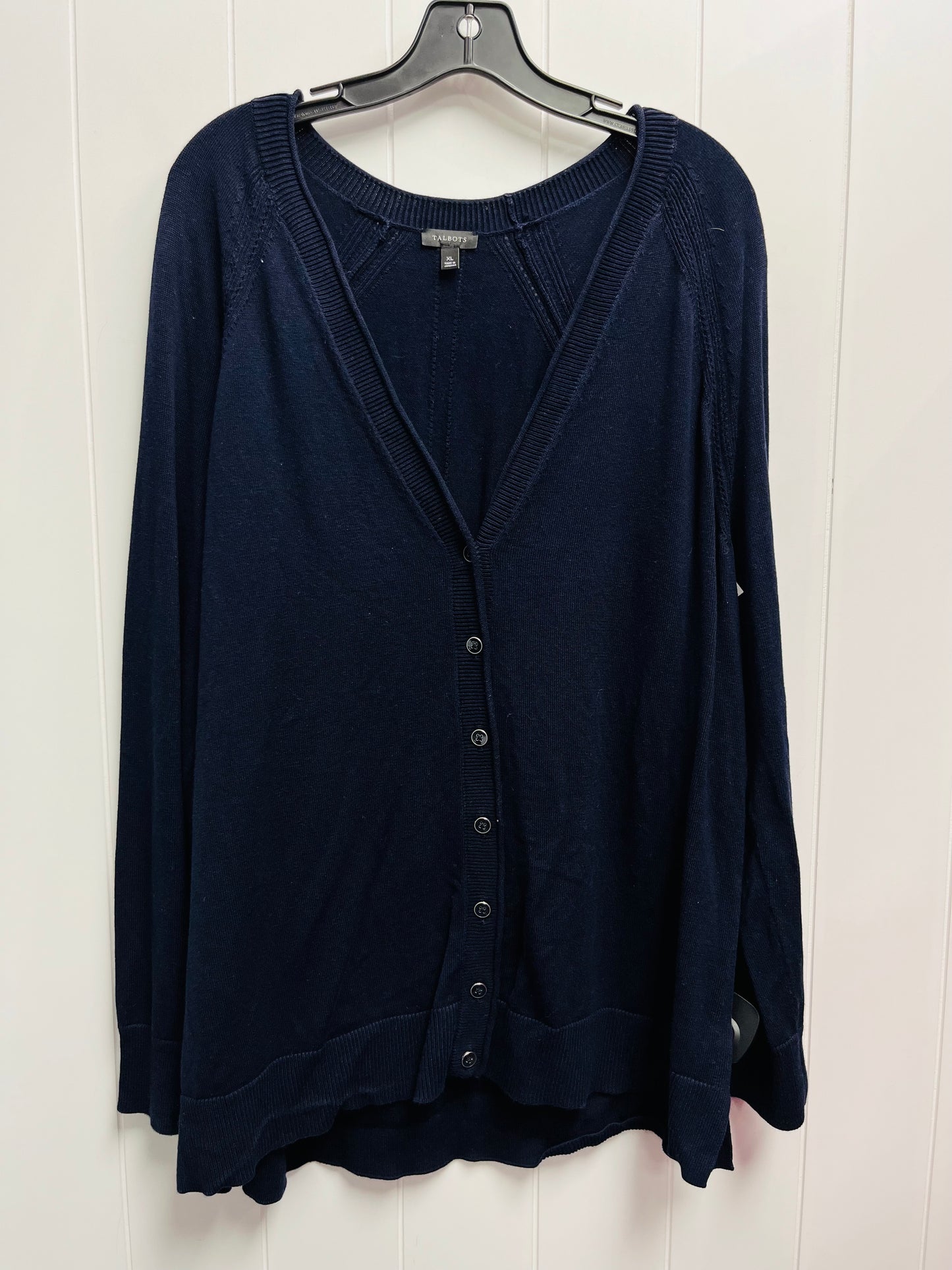 Sweater By Talbots In Navy, Size: Xl