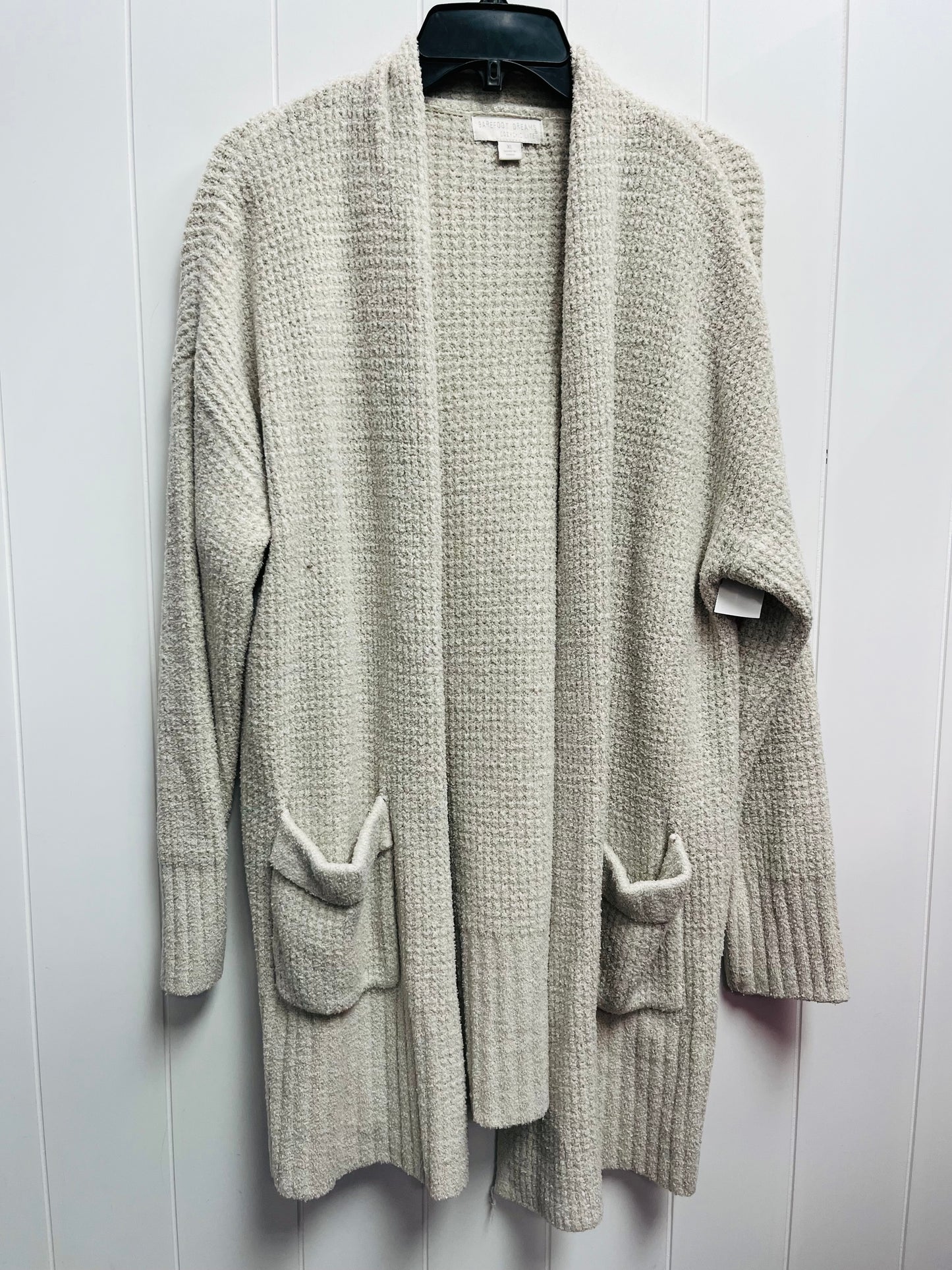 Sweater Cardigan By Barefoot Dreams In Tan, Size: Xl