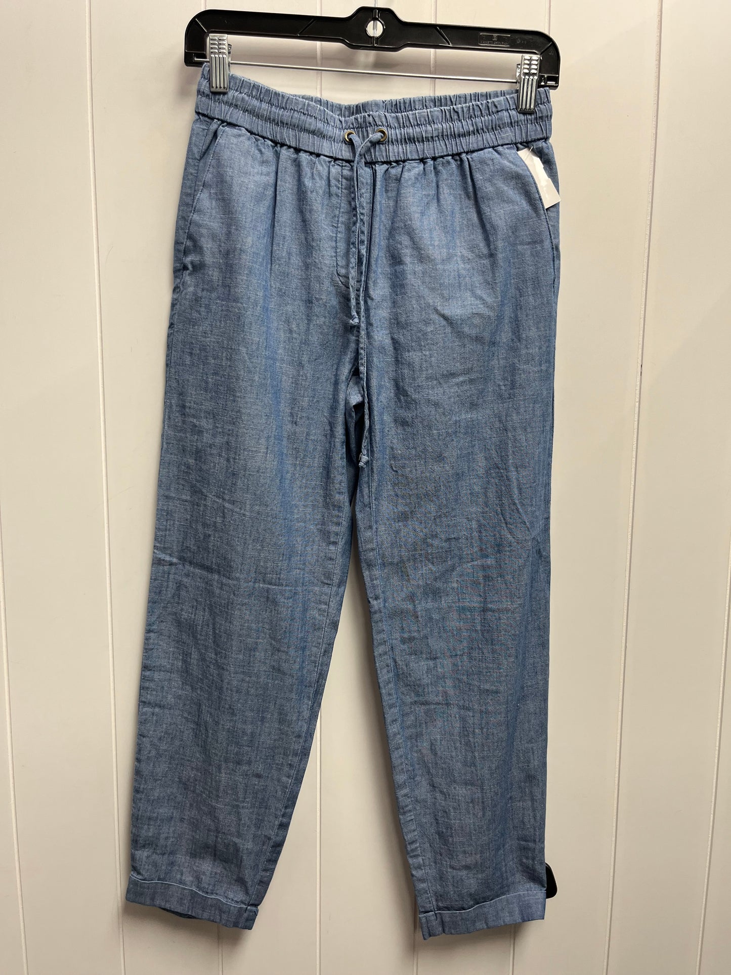 Pants Linen By J. Crew In Blue, Size: 0