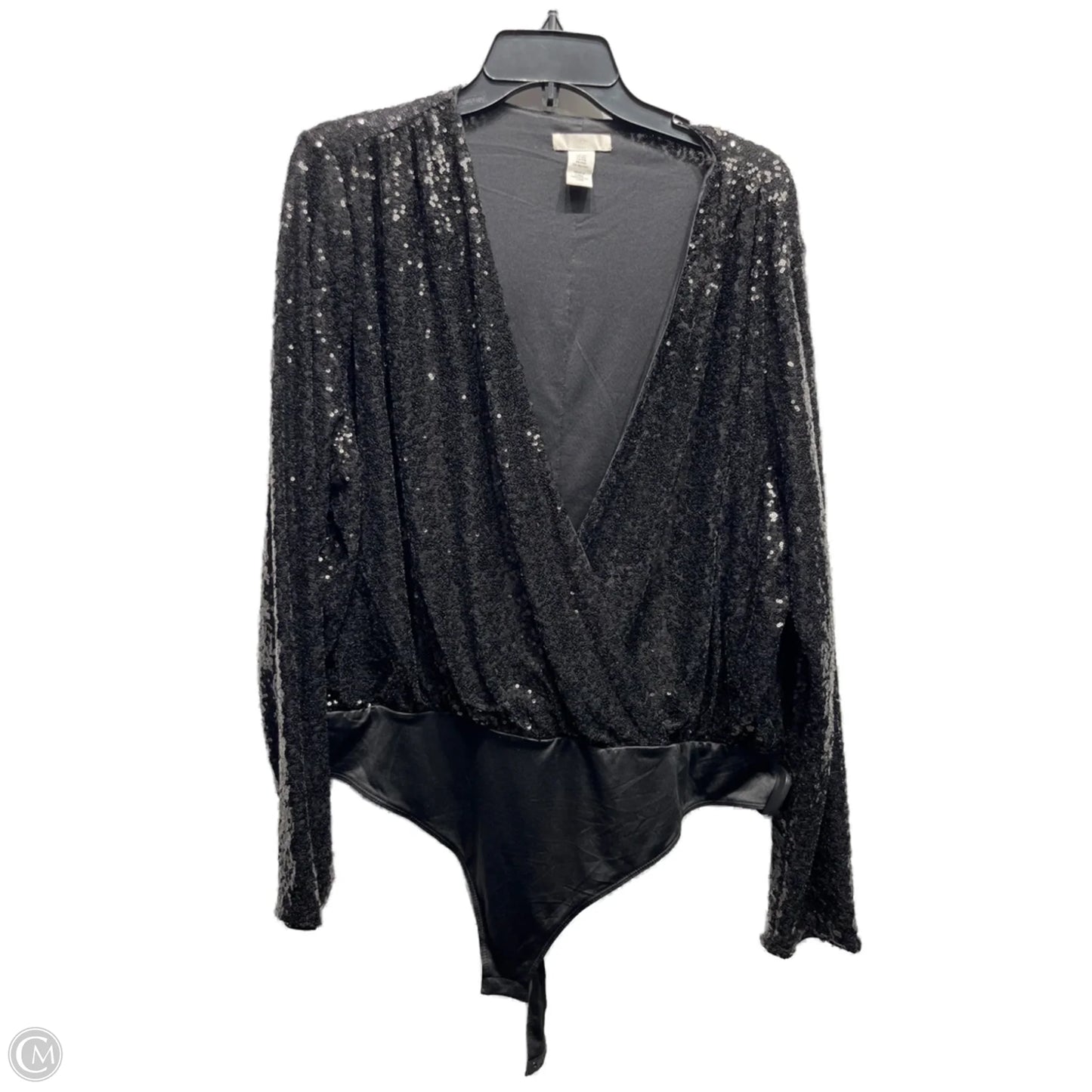 Bodysuit By H&m In Black, Size: Xxl