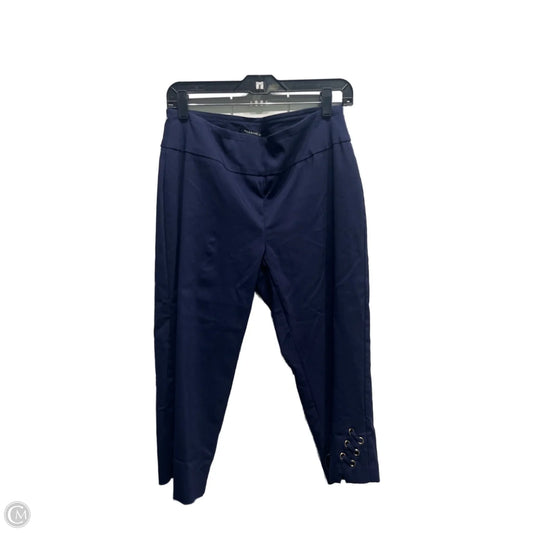Athletic Capris By Zac And Rachel In Navy, Size: 8p
