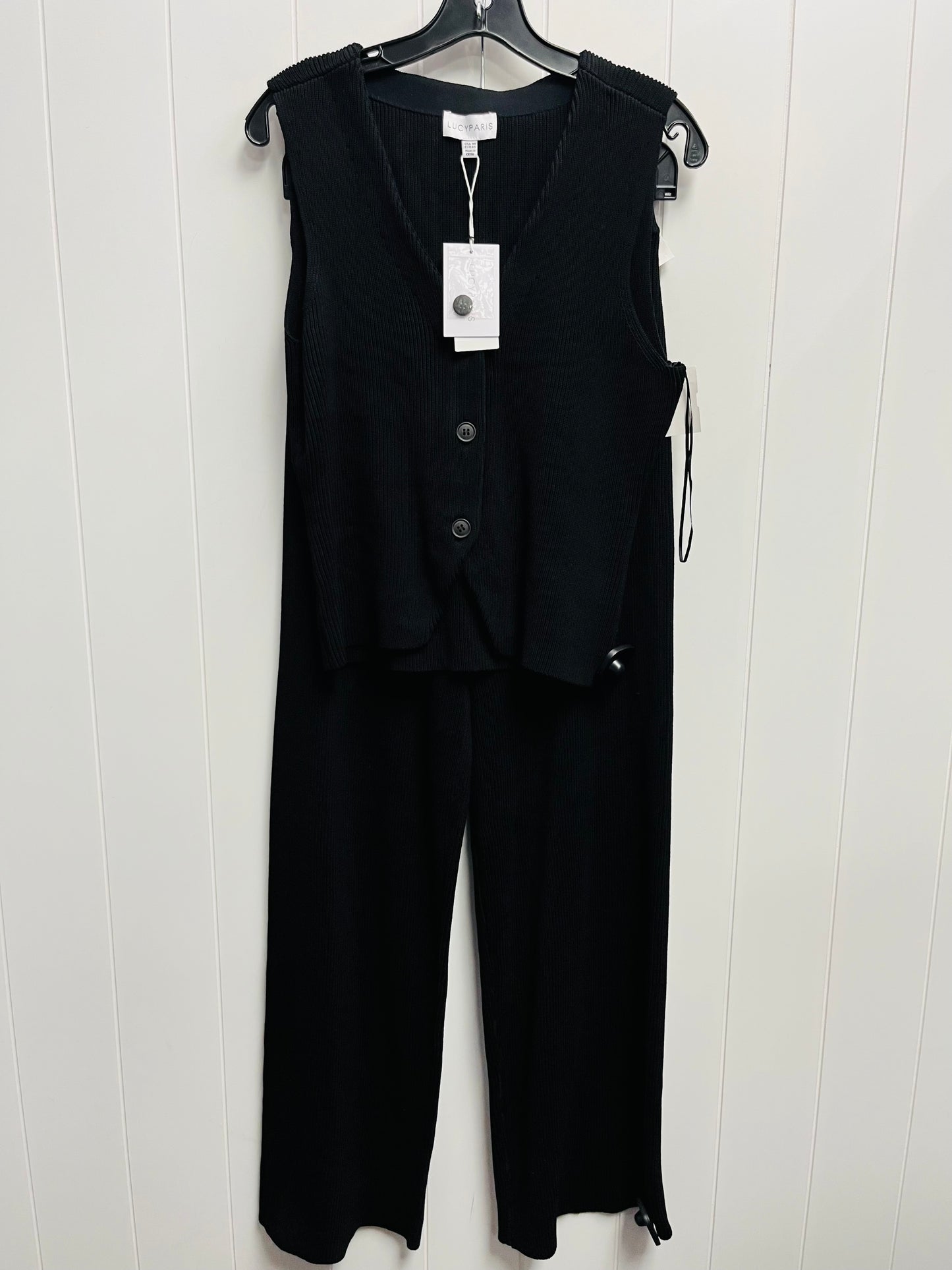 Pants Set 2pc By Lucy Paris In Black, Size: M