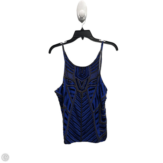 Top Sleeveless By Parker In Blue, Size: S
