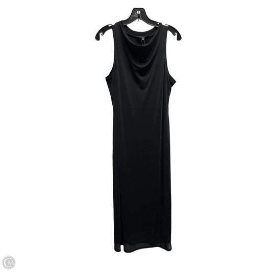 Dress Casual Maxi By See You Monday In Black, Size: Xl