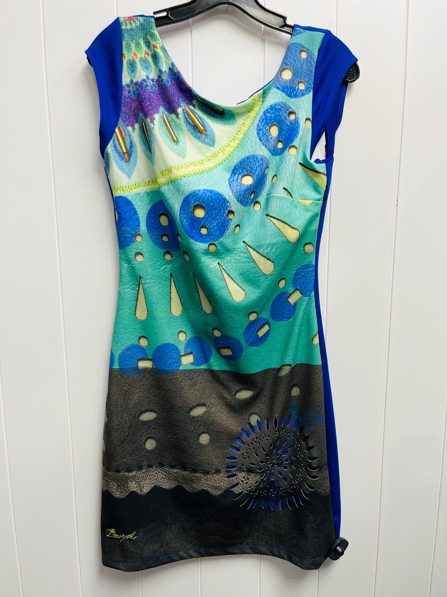 Dress Party Short By Desigual In Blue, Size: S