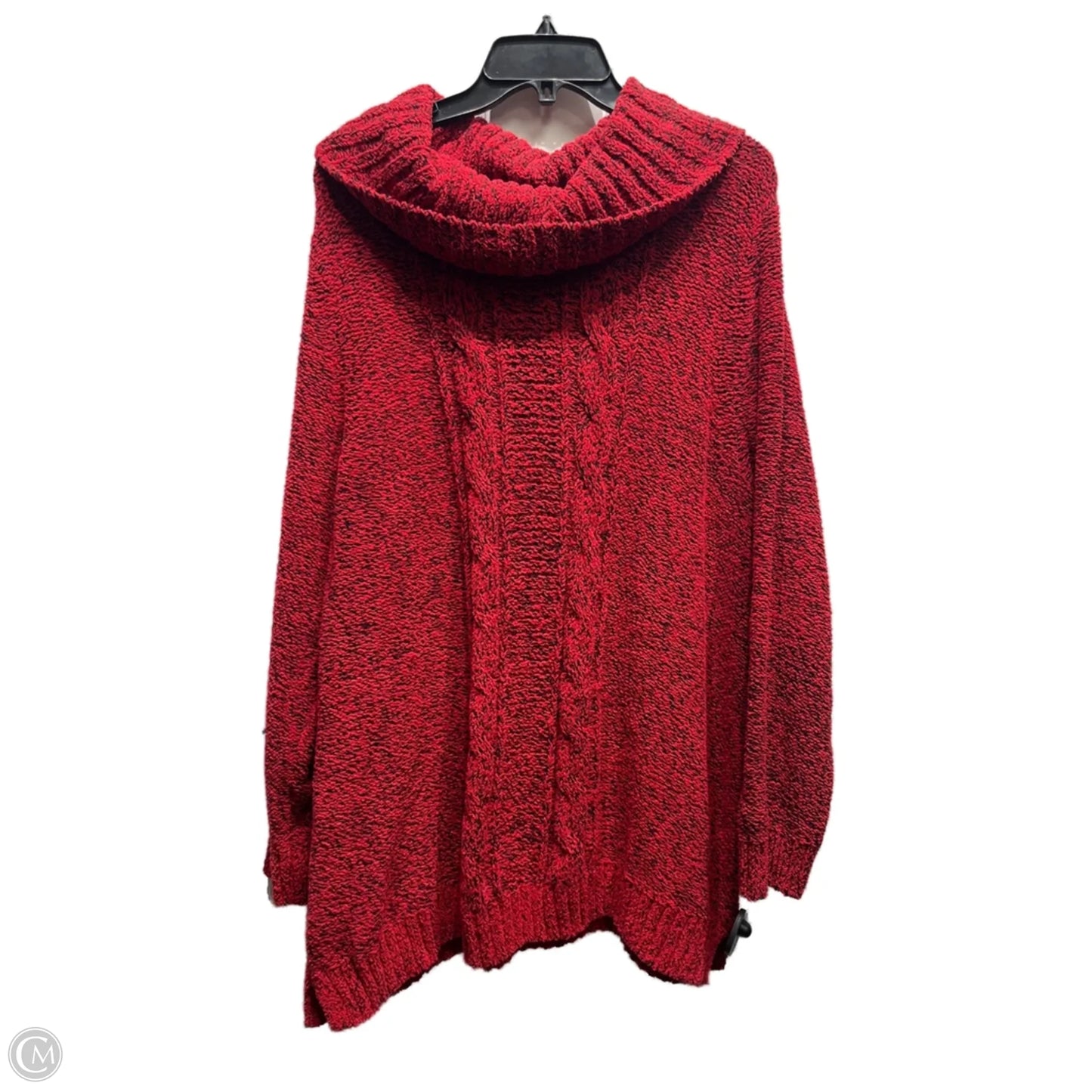 Sweater By Cj Banks In Red, Size: 3x