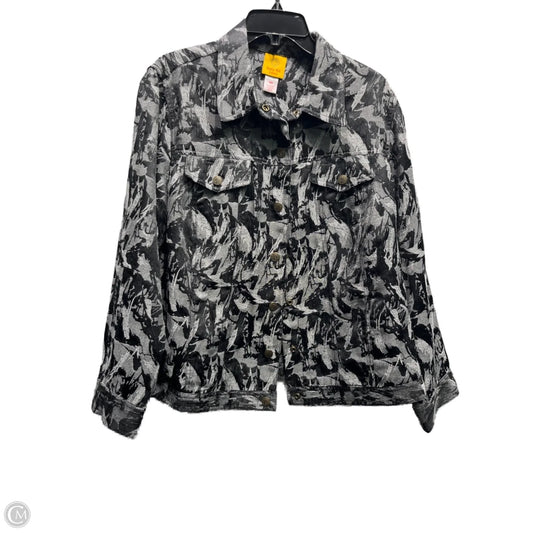 Jacket Other By Ruby Rd In Black & Grey, Size: 18