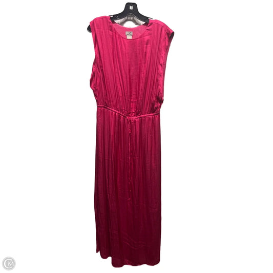 Dress Casual Maxi By Chicos In Pink, Size: M