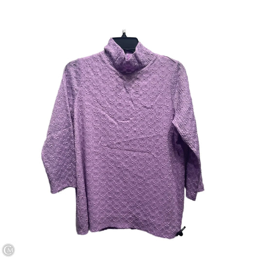 Top Long Sleeve By Chicos In Purple, Size: M