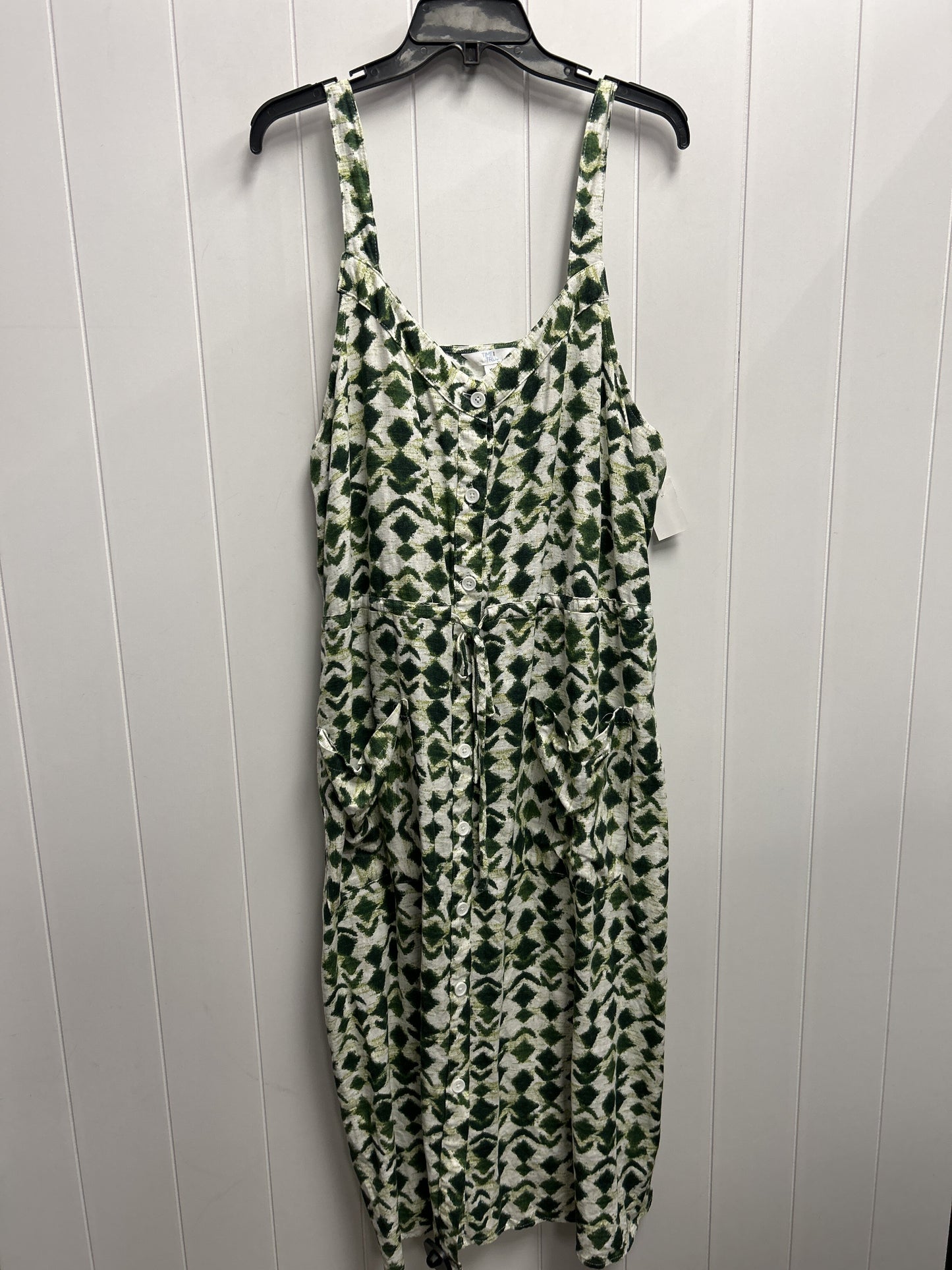 Dress Casual Maxi By Time And Tru  Size: Xl