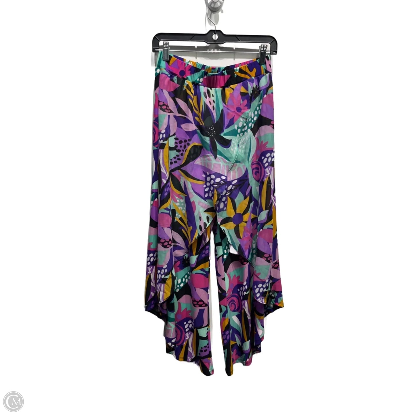 Pants Wide Leg By Antthony In Pink & Purple, Size: S