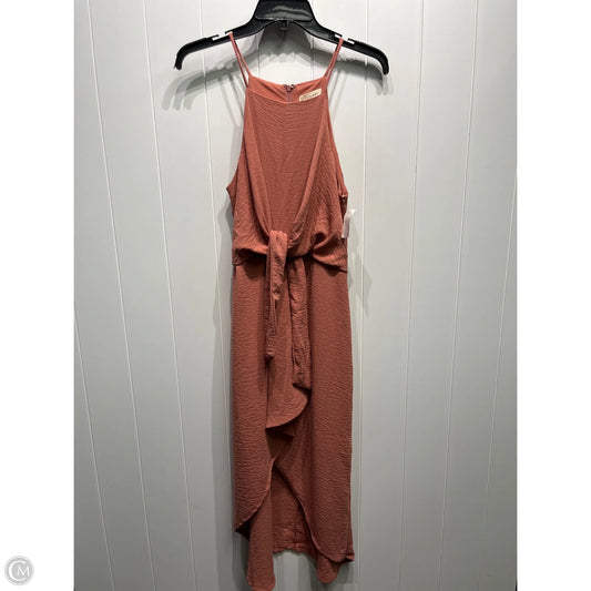 Dress Casual Midi By Gilli In Pink, Size: S