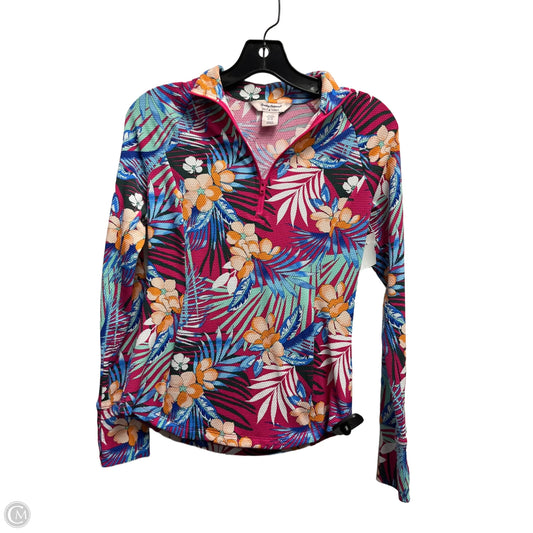 Top Long Sleeve By Tommy Bahama In Blue & Pink, Size: Xs