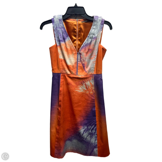 Dress Casual Short By Elie Tahari In Orange & Purple, Size: Xs
