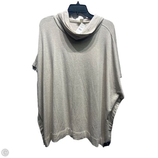 Top Short Sleeve By Loft In Tan, Size: S
