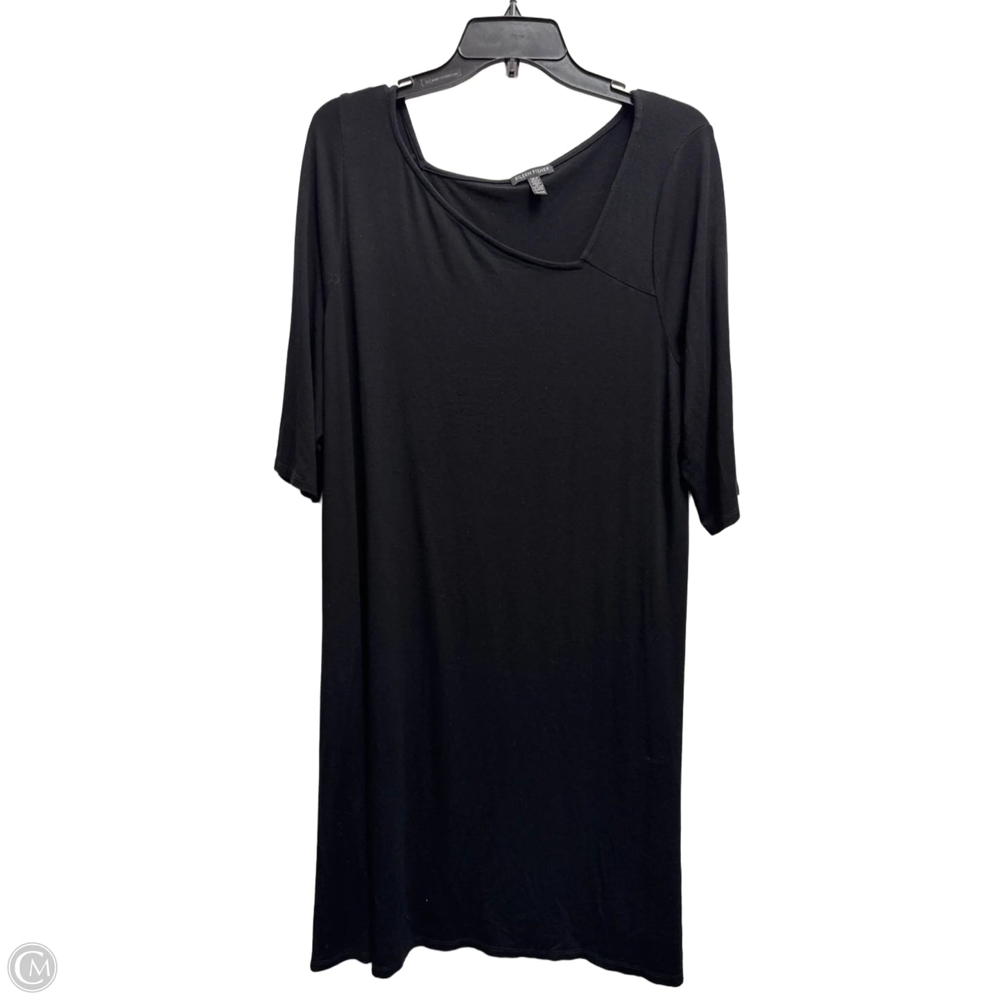 Dress Casual Short By Eileen Fisher In Black, Size: Xl