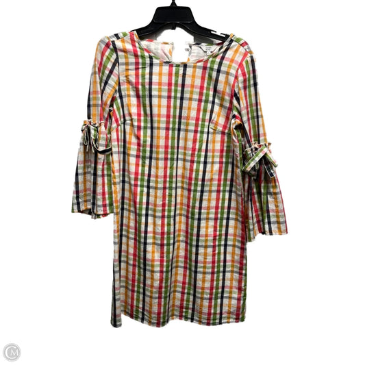 Dress Casual Short By Crown And Ivy In Green & Orange, Size: S