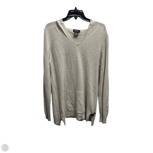 Sweater Cashmere By Lord And Taylor In Grey, Size: Xl