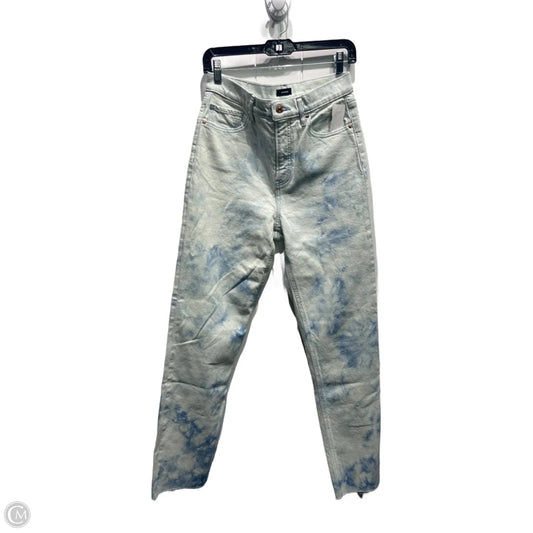 Jeans Straight By Express In Blue Denim, Size: 6