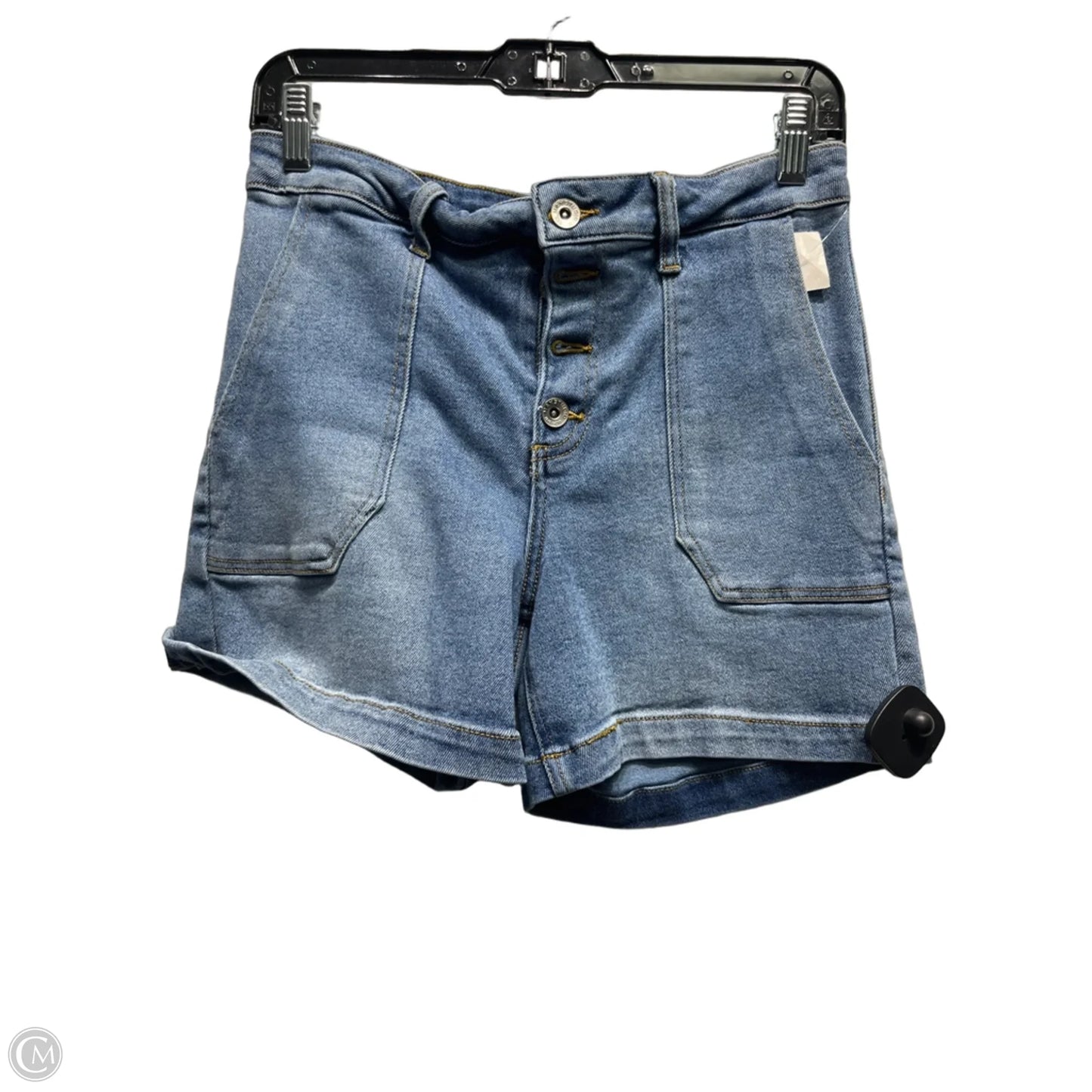 Shorts By Max Studio In Blue Denim, Size: 0