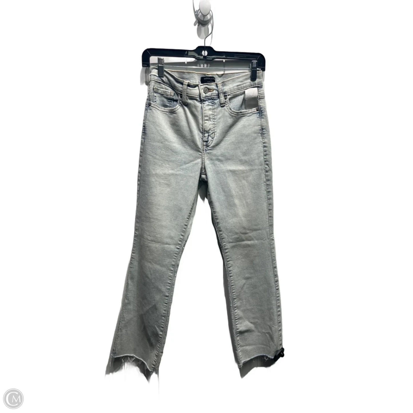 Jeans Straight By Banana Republic In Blue Denim, Size: 2