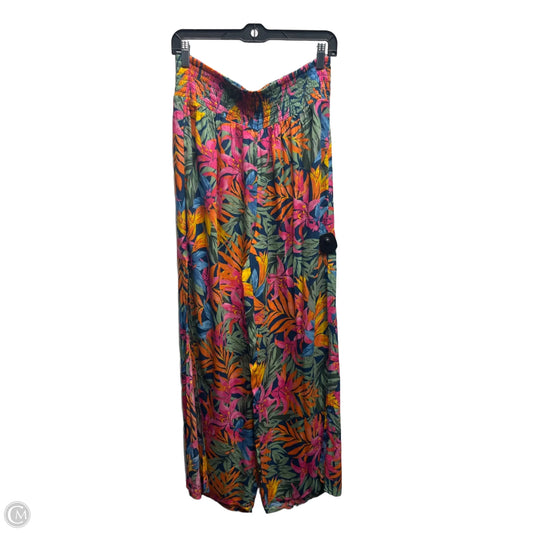 Swimwear Cover-up By Shade & Shore In Blue & Pink, Size: M